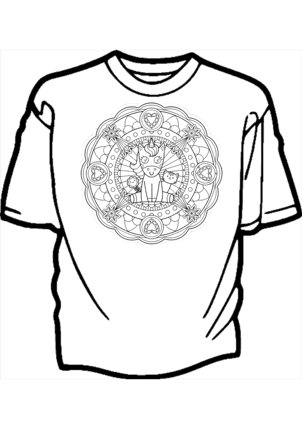 Mandala unicorno